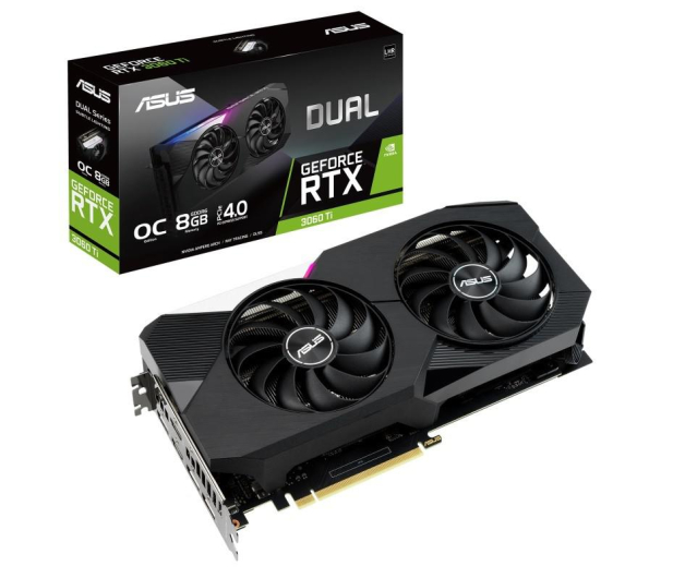 ASUS GeForce RTX 3060 Ti DUAL OC V2 LHR 8GB GDDR6 - 673210 - zdjęcie